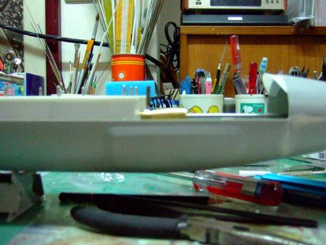 傳動軸跟船身也有水平